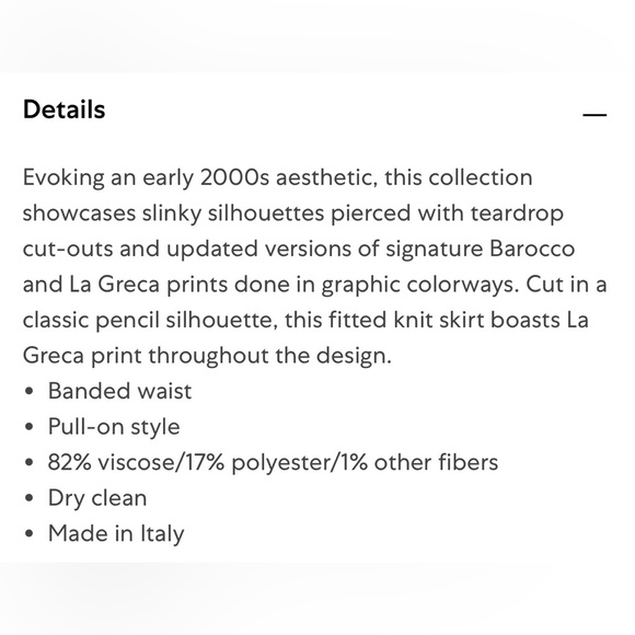 VERSACE NWT La Greca Print Midi Skirt and Top Set - Picture 15 of 15